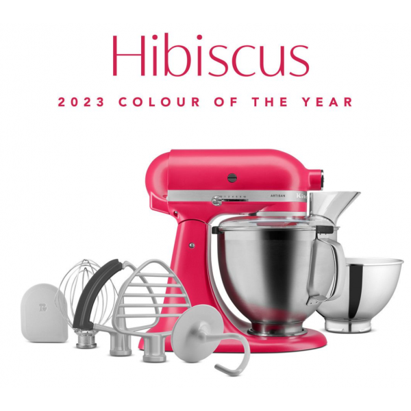 KitchenAid 5KSM195PSBHI 4.8公升 Artisan 直立式攪拌機 (朱槿色)